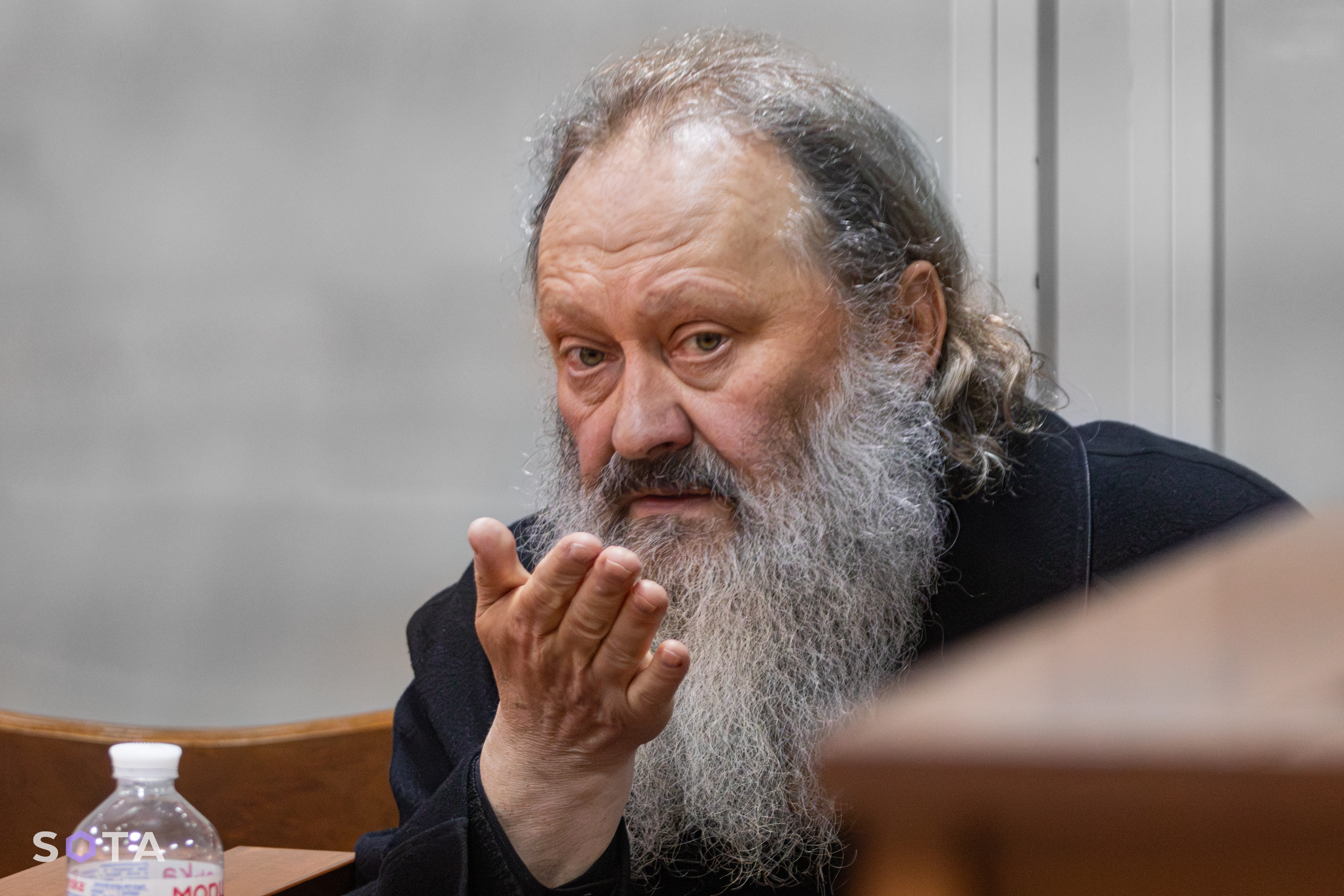 Митрополиит Павел Лебедь на заседании суда.
Фото: SOTA